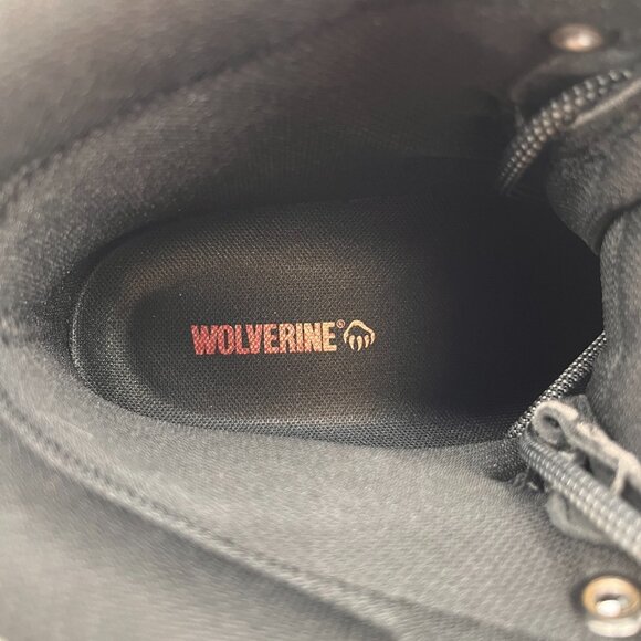 Wolverine Floorhand Work Boot Size 12M Black Leather Waterproof New In Box - Picture 10 of 16
